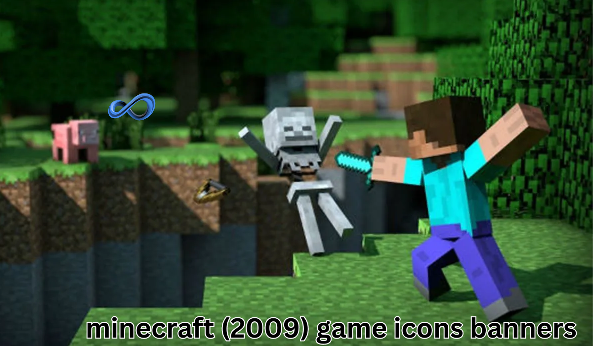 minecraft (2009) game icons banners