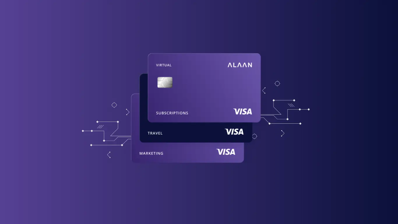 Alaan business prepaid card