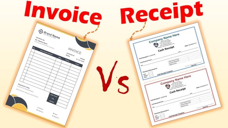 Invoice and Receipt Differences in Simple Accounting Terms Anyone Can Follow